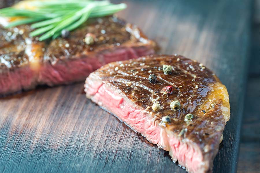 Rosemary Mustard Peppercorn Steak 